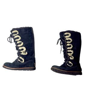 Ugg Australia Rommy 14” Tall Boots #1001736 Woman 5 Leather & Sheepskin F19012H